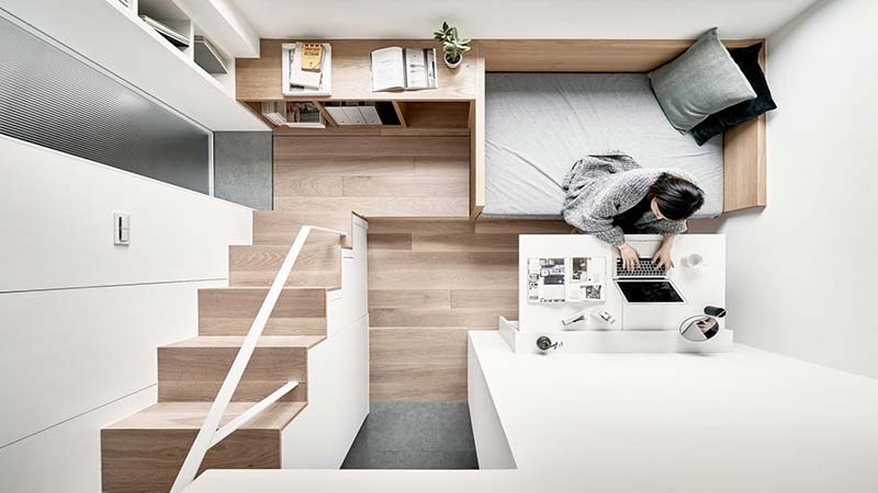 Các căn hộ bên trong chung cư Mini được thiết kế sang trọng, hiện đại
